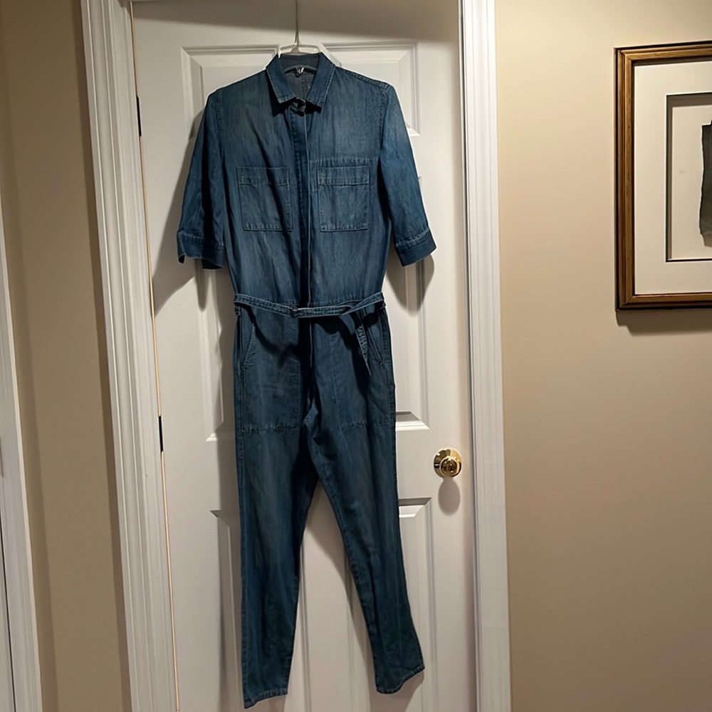 Gap denim jumpsuit